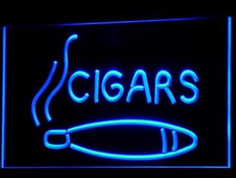 Cigars Cigar Shop LED Sign Neon Light Sign Display i335-b(c) - - Amazon.com