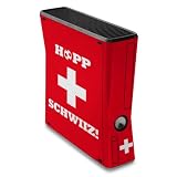 YOUNiiK Styling Skins Case Cover XBox 360 slim 250GB - Fan Article Football Schweiz - Hopp Schwiiz