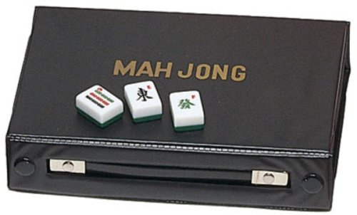 Childrens Toyshop  Toys : ORIENTAL mahjong w/new & improved vinyl case w/clear window & tiles