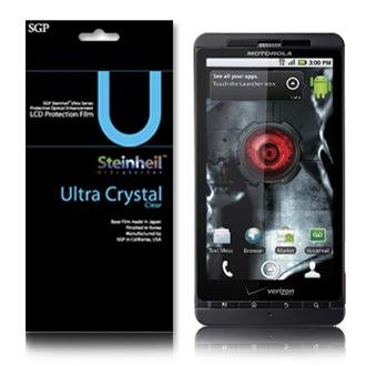SGP MOTOROLA Droid X / Droid X2 [Verizon] Screen Protector Steinheil Series [ULTRA CRYSTAL]