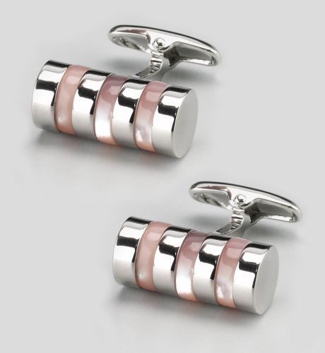 Autograph Pink Mop Cylinder Cufflinks