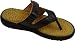OLD FRIEND Islander Mens Massage Beach Sandals Slides Comfort Shoes Thongs Brown
