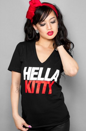 Adapt The Hella Kitty V-Neck for Women