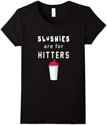 Women's Slushies are for Hitters T-Shirt XL Black