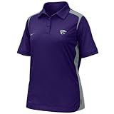 Nike Kansas State Wildcats Ladies Purple Goal to Go 2008 Coaches Sideline Polo
