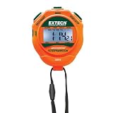 view description of Stopwatch/Clock with Backlight Display