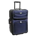 Traveler's Choice Amsterdam Lightweight Suitcase - Navy (25")
