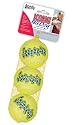 KONG Air Dog Squeakair Tennis Balls Dog Toy, Medium, Yellow, 3/pack