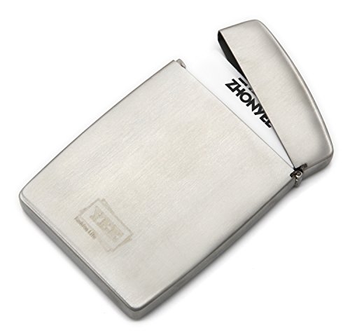 ZHONYEE Stainless Steel Business Card Holder / Cigarette Case