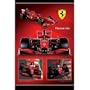 Ferrari F60 - Formula 1 Poster (Kimi Raikkonen, Felipe Massa) (Size: 24 x 36) Poster Print, 24x36