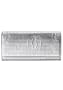 Women's Happy Birthday Silver Honey Comb Motif Leather Wallet: Silver Honey Comb Motif Leather