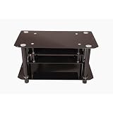 Glass Suspended Shelf TV Stand- Black(42)