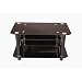 Glass Suspended Shelf TV Stand- Black(42")