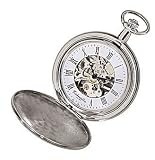 Edle Eichmüller Taschenuhr 8212 teilskeletttiert beidseitig aufklappbar Damen
