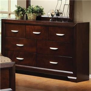 Home Line B367D Converse and Vasa Contemporary 7 Drawer Dresser