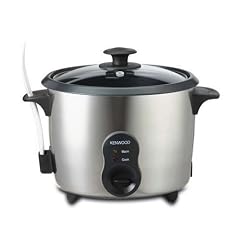 Kenwood RC 417 Reiskocher, Kombiger�t f�r Reiskochen und Dampfgaren 700 W, silber-satin / schwarz