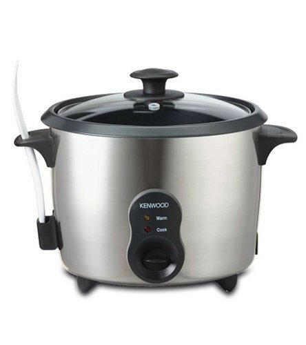 Kenwood RC 417 Reiskocher, Kombiger&auml;t f&uuml;r Reiskochen und Dampfgaren 700 W, silber-satin /  Preisvergleich
