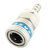 uxcell エアホース継手　クイック　リリース　カプラー　ジョイント　SH20 9mm内径　チューブ　空気圧