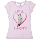 Ink Inc 7-16 I Love Horses Print T-Shirt