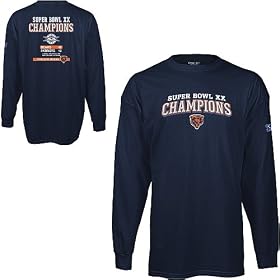 Reebok Chicago Bears Super Bowl XX Champions Long Sleeve T-Shirt