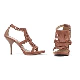 4 Inch Indian Costume Strappy Sandals Native American Pocahantas Sexy Shoes Fringe