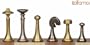 Modern Brass Chess Set