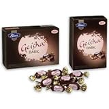 New!!! Geisha Dark Chocolates with Soft Hazelnut Filling 5.3 oz Gift Box