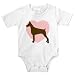 Doberman Pinscher Heart Infant Bodysuit