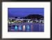 Evening Harbor View, Stoupa, Messina, Peloponnese, Greece Collections Framed Photographic Poster Print by Walter Bibikow, 21x17