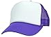 DALIX Two Tone Trucker Cap in Purple and White Hat