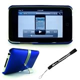 Apple iPod Touch 8GB, 16GB, 32GB, 64GB 3rd Generation (newest model) Stand Alone 3 pieces Cover Case + Includes a 4-inch eBigvalue TM Determination Hand Strap