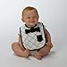 Trend Lab Dress Up Bowtie Bib, Versailles Black and White
