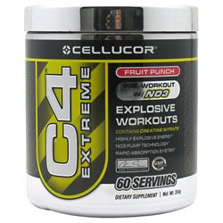 Cellucor C4 Extreme Workout Supplement, Fruit Punch, 342 Gram