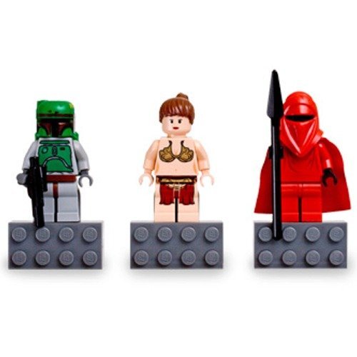 LEGO STAR WARS - 3 MINIFIGUREN BOBA FETT - ROYAL GUARD - PRINZESSIN LEIA