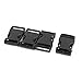 uxcell 4pcs Black Plastic Curved Side Quick Release Buckles Snap Clip for 25mm Webbing Band