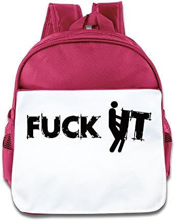 Boys&girls Surprise School Bag Fuck It Holy Fuck Logo Pink