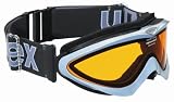 UVEX Corus Women's Ski Goggle,Ice Frame with Double Gold Lite Lens