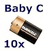 10 Stück Duracell OEM Alkaline Batterie MN1400 Baby C im speziellen Folien Sonderpack Plus einer Schlüßelanhänger Leuchte von wns-emg-world