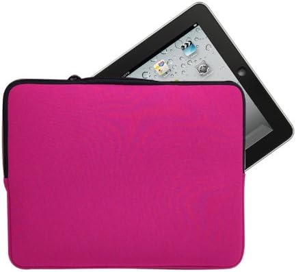 VIBE ESSENTIALS Universal Neoprene Zip Case for Tablets (VETAB-3508-PNK)