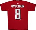 Alexander Ovechkin Washington Capitals T- Shirt NHL Reebok Player "A"