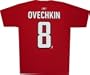 Alexander Ovechkin Washington Capitals T- Shirt NHL Reebok Player "A"