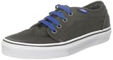 Vans Unisex Adult 106 Vulcanized Suede Canvas Gunmetal/Snorkel Blue Trainer Vnjnlm1 9 UK