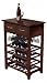 Kitchen & Housewares : WINSOME TRADING-94529-Wine Rack w/2 Drawers, 24bottle