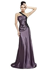 Beaded Lace Charmeuse Evening Dress/Prom Dress/Party Dress 