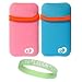 Sky Blue - Baby Pink Reversible Sleeve carrying pouch for Apple 3rd Generation (Newest Version) + Live*Laugh*Love WristBand!!!