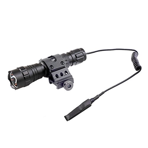 Cisno new 1000lm led tactical flashlight torch pressure switch w/…