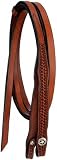 Silver Royal Basket Tooled Star Split Reins