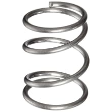 Compression Spring, 316 Stainless Steel, Inch, 0.18" OD, 0.016" Wire Size (Pack of 10)