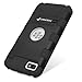 Fosmon HYBO Series Dual-Layer PC + Silicone Hybrid Case with Kickstand for BlackBerry Z10 - Black / Black