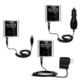 Deluxe Kit for the Philips GoGear RaGa includes a USB cable with Car and Wall Charger - Gomadic Brand w/ TipExchange Technology